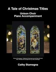 A Tale of Christmas Titles Unison choral sheet music cover Thumbnail
